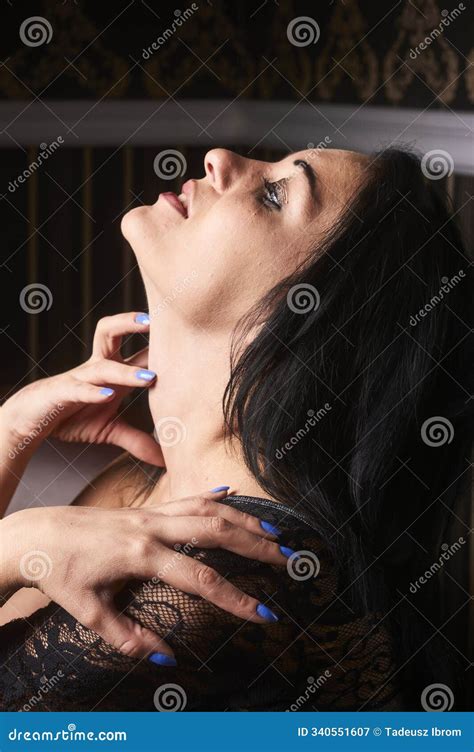 Beautiful Sexing Brunette Stock Image Image Of Beauty 340551607