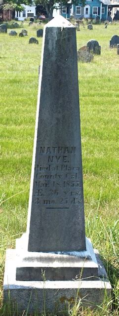 Nathan Nye 1819 1855 Find A Grave Memorial