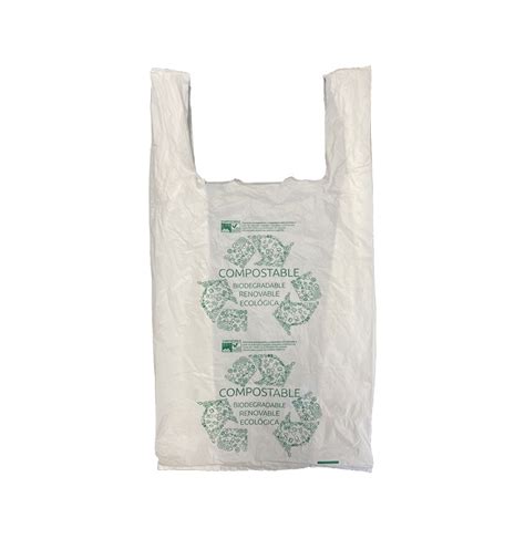 Bolsa Compostable 40x50 Comercial Jimara Envases De Un Solo Uso