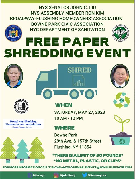 FREE PAPER SHREDDING EVENT – Broadway-Flushing Homeowners' Association