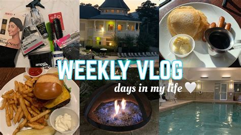 WEEKLY VLOG Days In My Life Hair Care Shopping Resort Trip Pool