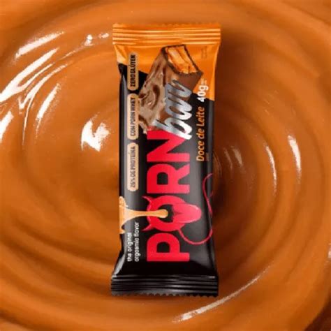 Barra De Proteína 40g 360g 9 Unidades Porn Fit Sabor Doce De Leite MercadoLivre