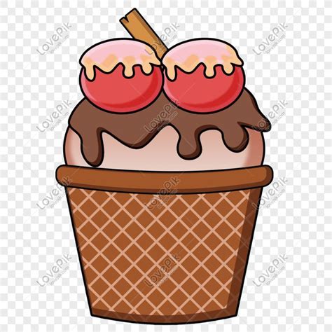 Helado De Dibujos Animados Png Material Summer Fun Cartoon Sweet