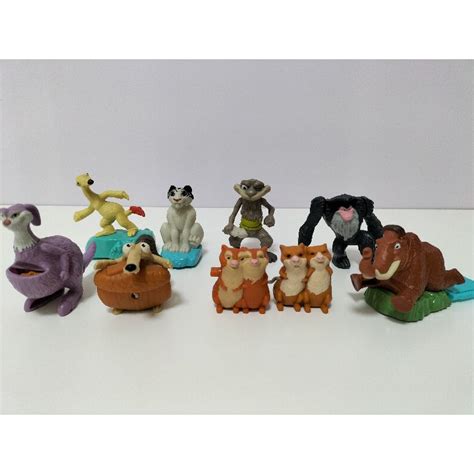 Mcdonalds Happy Meal Toys Ice Age 4 Continental Drift 20th Century