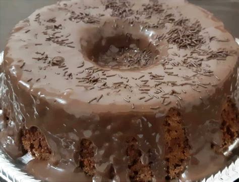 Bolo De Chocolate Nescau Feito No Liquidificador Cobertura De