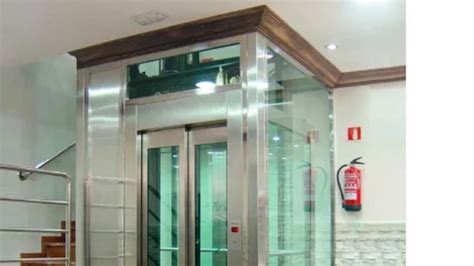 Krisha Engineering Glass Cabin Passenger Lift Without Machine Room