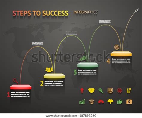 steps   infographic royalty  images stock