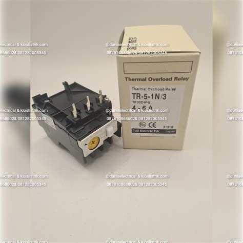 Thermal Overload Relay TR 5 1 N 3 Fuji Kioslistrik