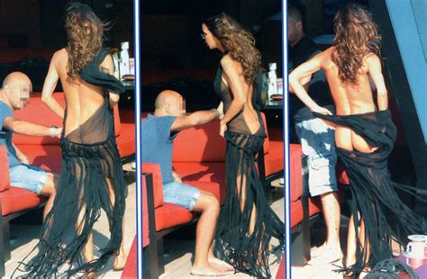 Nina Moric Exposing Her Nice Big Boobs And Bare Ass Paparazzi Shoots Porn Pictures XXX Photos