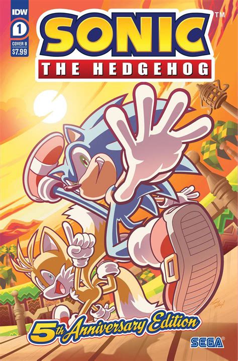 Sonic Idw Issue 1 5th Anniversary Edition Cover B R Sonicthehedgehog