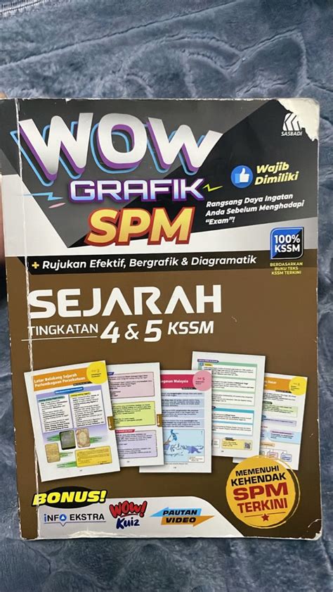 WOW GRAFIK SPM Sejarah Ting 4 5 KSSM Hobbies Toys Books Magazines