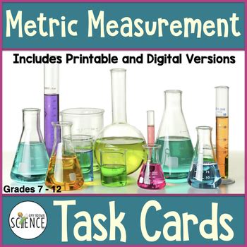 Metric System Task Cards By Amy Brown Science TPT