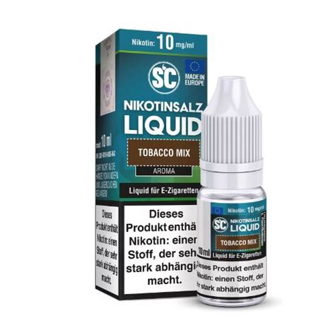 Sc Nikotinsalz Liquid Tobacco Mix Mg Jetzt Online Kaufen