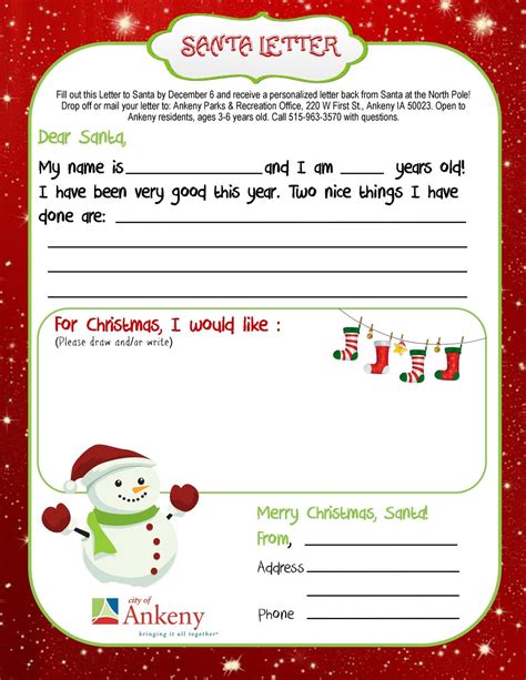 Ankeny Kids Can Get A Letter From Santa | Ankeny, IA Patch