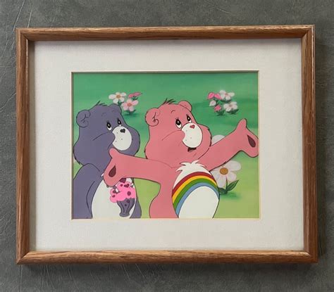 CARE BEARS ORIGINAL ANIMATION TV PRODUCTION CEL c.1980's | #4637656455