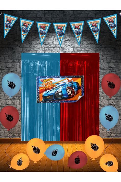 Hot Wheels Ate Li Tekerler Perdeli Do Um G N Parti Malzemeleri S Sleri Seti Prdlst Fiyat