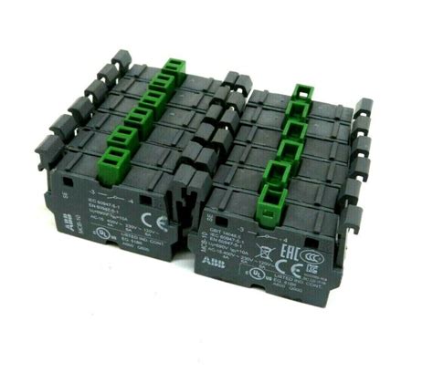 NEW LOT OF 12 ABB MCB-10 CONTACT BLOCK MCB10 – SB Industrial Supply, Inc.