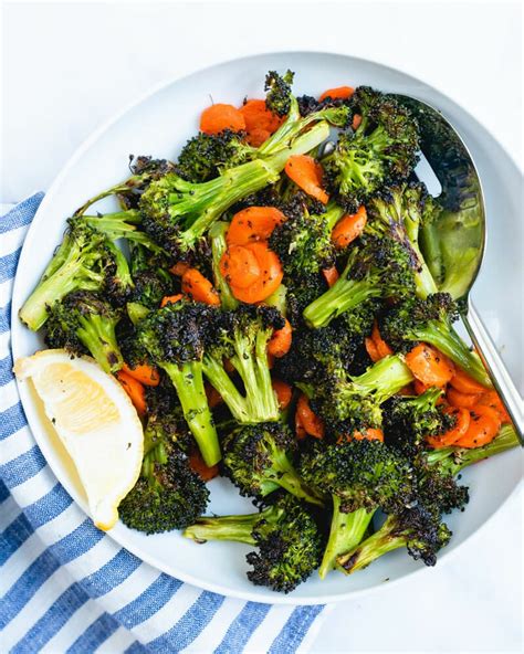 Easy Roasted Broccoli And Carrots A Couple Cooks