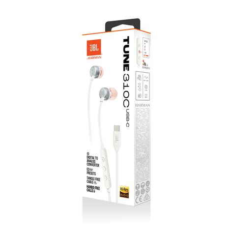 JBL Tune 310C USB | Wired Hi-Res In-Ear Headphones