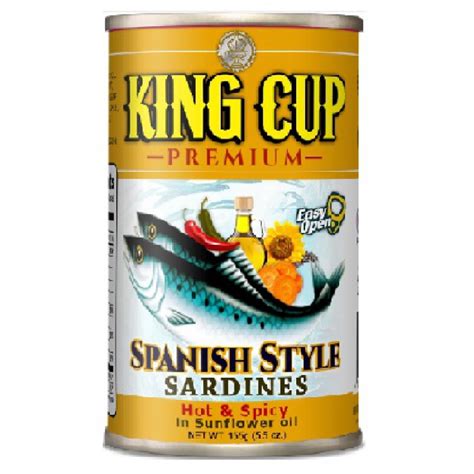 King Cup Spanish Style Sardines Hot Spicy G Shopee Philippines