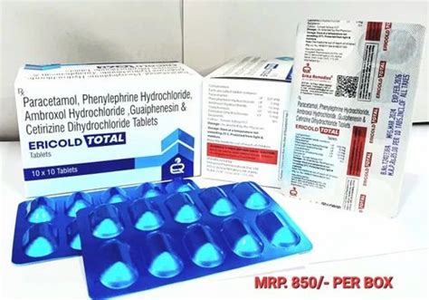 Paracetamol 325 Mg Phenylephrine Hydrochloride 5 Mg Ambroxol