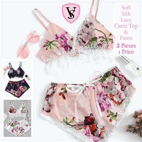 VS Women Sexy Nightwear Lace Stain Nightgown Sleepwear Kimonos Sexy Lingerie GF1007 Lazada