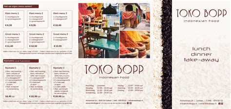 Ons Menu Toko Bopp