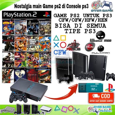 Jual GAME PS1 PS2 UNTUK PS3 SEMUA TIPE CFW HFW HEN OFW Shopee Indonesia