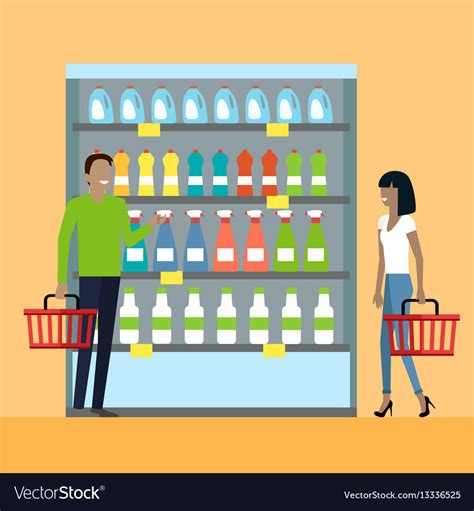 Consumers Choice Concept In Flat Design Royalty Free Vector