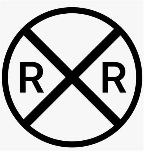 Download Railroad Crossing Icon - Railroad Crossing Sign Svg ...