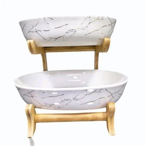 White Ceramic Platter Set Type Decorative Trays At In Aurangabad