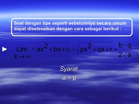 cara cepat limit tak hingga 2