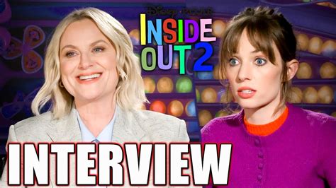 Inside Out 2 Amy Poehler And Maya Hawke Interview Youtube