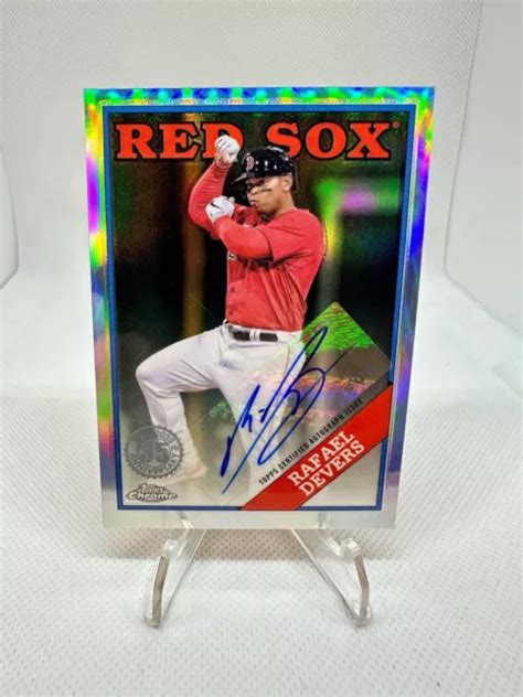 Topps Chrome Update Rafael Devers Topps Auto Boston Red