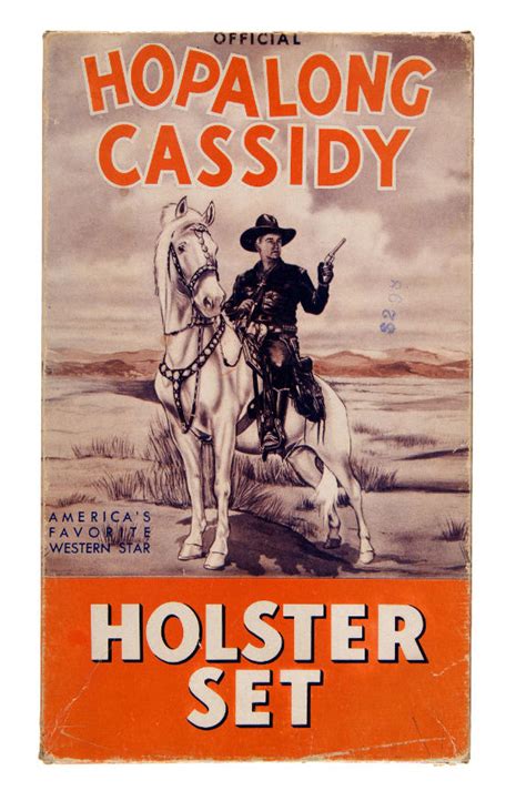 Hake S Hopalong Cassidy Holster Set Boxed Set With Gold Plated Cap Gun