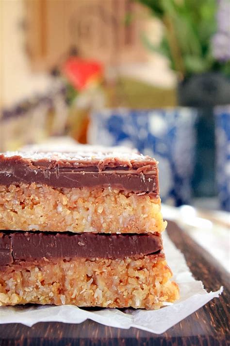 No Bake Coconut Slice Bake Play Smile