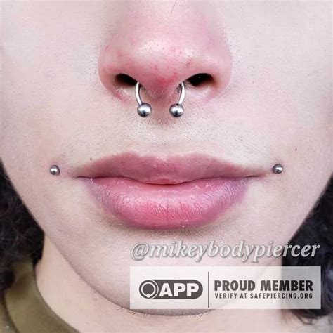 Dahlia Mouth Piercings Face Piercings Facial Piercings