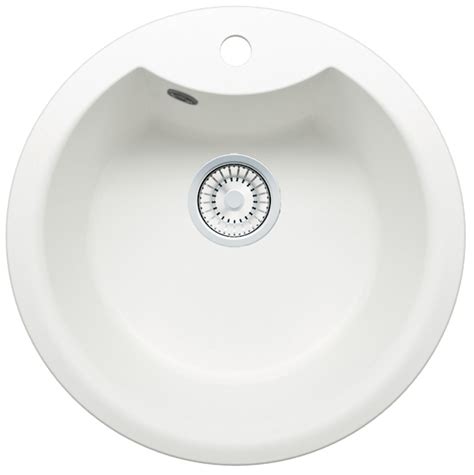 Врезная кухонная мойка Tolero R-108E, 51х51см, кварцевый искусственный ...