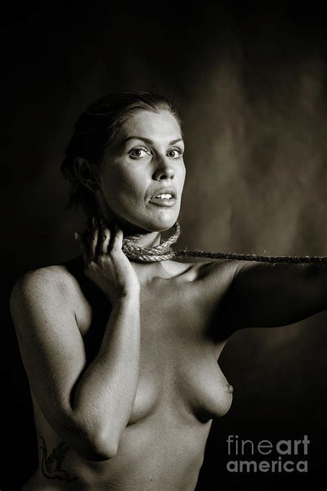 Nude Woman In Black And White Photograph By Kendree Miller