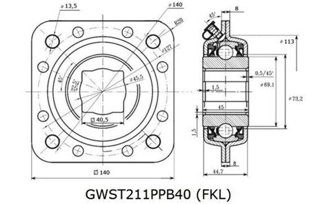 GWST211PPB40 | Подшипник купить на оптовом складе