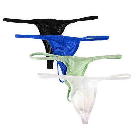 Fstyle Sexy Mens T Back G String Bikini Low Waist Panties Shopee Malaysia