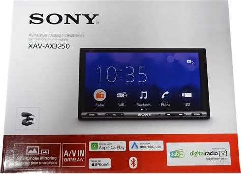 Sony Xav Ax Media Receiver Inch Touchscreen Carplay Android