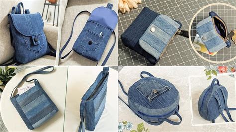 4 Old Jeans Ideas Diy Denim Bags And Purse Compilation Bag