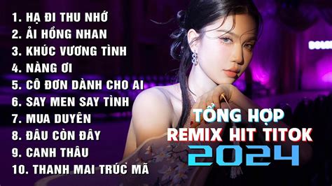 Hạ Đi Thu Nhớ Ải Hồng Nhan Playlist ECM Remix Nhạc Trẻ Remix 2024 Hot Trend Titok