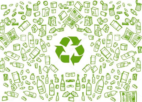 Recycling Eco Vector Background Stock Vector Image by ©krabata #4575042