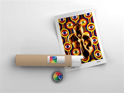 Mid Century Print Nude Male With Eyes Art Print Gay Art Print Etsy