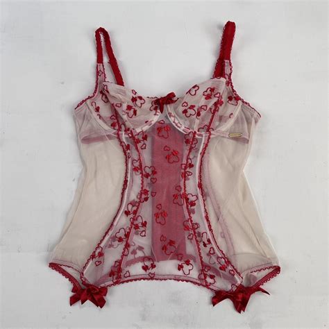 Y K Sheer Fitted Lingerie Top The Cutest Depop