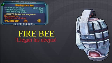 Borderlands Gu A De Armas Legendarias El Fire Bee Llegan Las