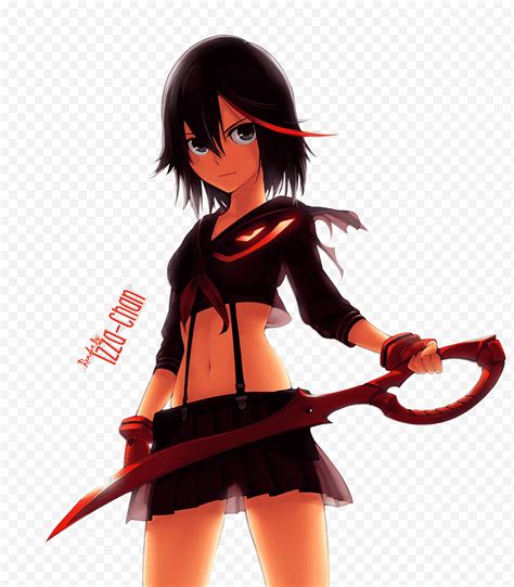 De Renders Matoi Ryuuko Kill La Kill Personaje Femenino De Anime Png