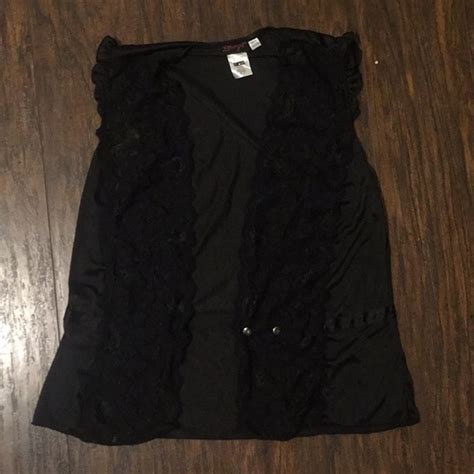 Dreamgirl Intimates Sleepwear Black Lingerie Vest Poshmark